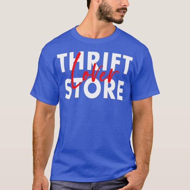 Camiseta Tienda Thrift Lover Thrifle Comprando Segundo (Anverso)