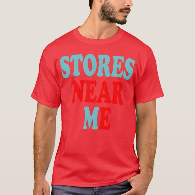 Camiseta TIENDAS Cerca de Meshirt retro (Anverso)