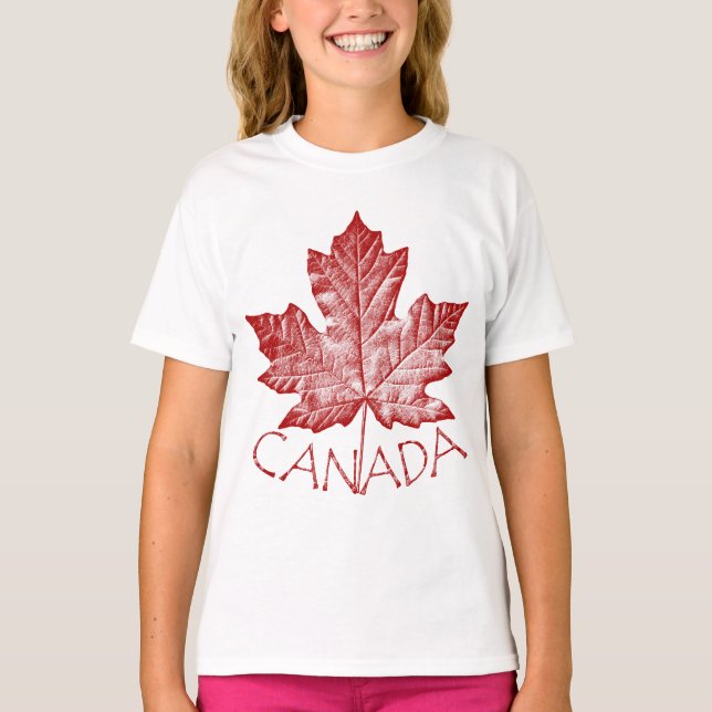 Camiseta Tiendas de souvenirs de Canadá para niños Guay Can (Anverso)