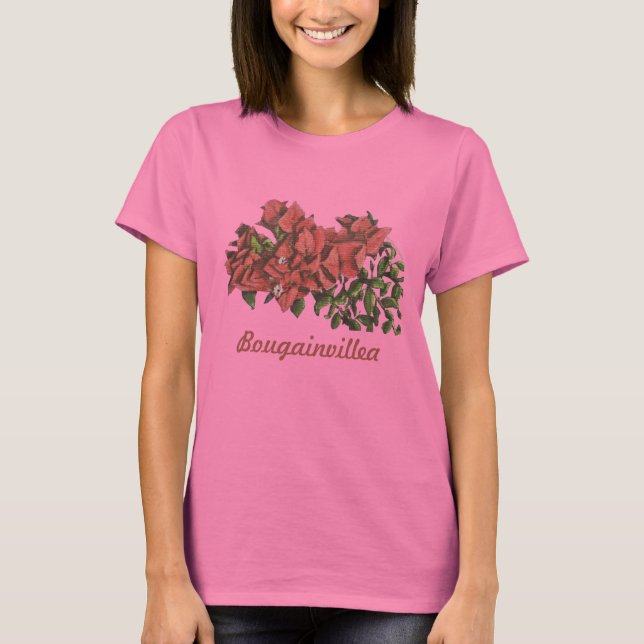 Camiseta Tiendas femeninas Bougainvillea (Anverso)