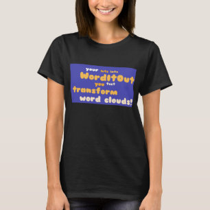 Camiseta Tiendas femeninas: disposición frontal