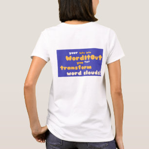Camiseta Tiendas femeninas: disposición posterior
