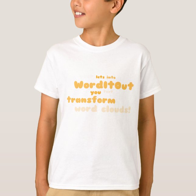 Camiseta Tiendas infantiles: disposición frontal (Anverso)