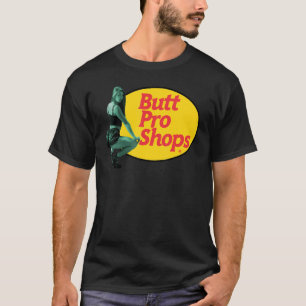 Camiseta Tiendas Pro de Culo de Chica Twerking de Pesca Lin