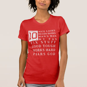 Camiseta Tiene 10 años   El hombre perfecto