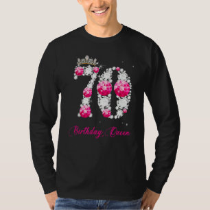 Camiseta Tiene 70 años y es mi 70 cumpleaños Reina Diamante