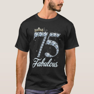 Camiseta Tiene 75 Años Y Es Mi 75 Años Reina Diamante Aqu
