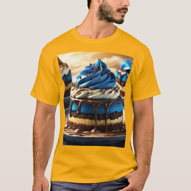 Camiseta Tiene algo de azul (Anverso)