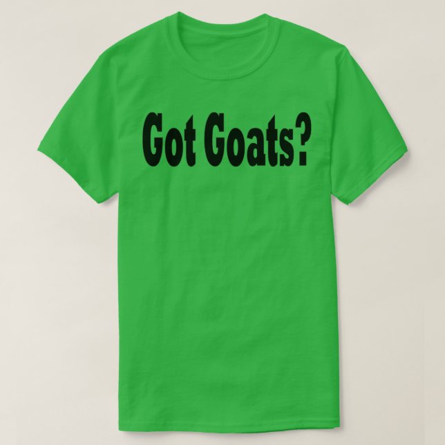 Camiseta Tiene cabras divertidas (Diseño del anverso)