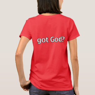 Camiseta ¿tiene Dios?