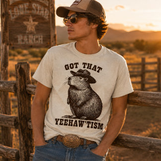 Camiseta Tiene Ese Sombrero De Vaquero De Carpincho Diverti
