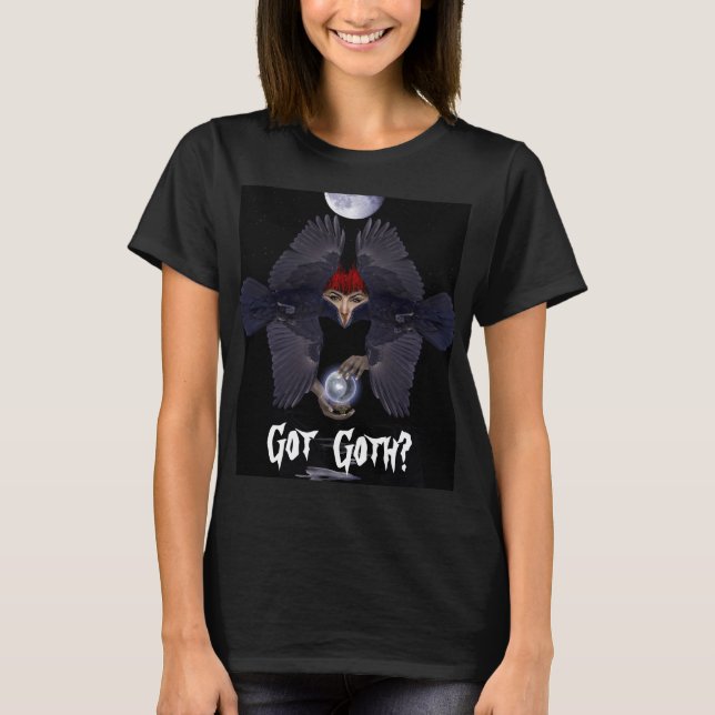 Camiseta ¿TIENE GÓTICO? Mujer de Dark Raven Fantasy Hallowe (Anverso)