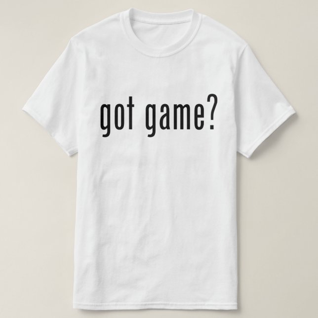 Camiseta ¿tiene juego? (Diseño del anverso)