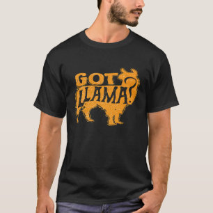 Camiseta Tiene Llama Amante de Animales Pastor Tejedor llam