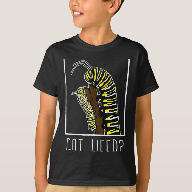 Camiseta Tiene marihuana divertida monarca  (Anverso)