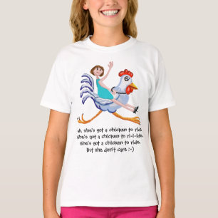 Camiseta Tiene un pollo para montar