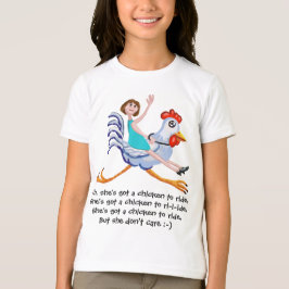 Camiseta Tiene un pollo para montar