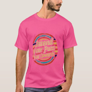 Camiseta Tienen la Intención de Sus Juegos de Palabras, Cob