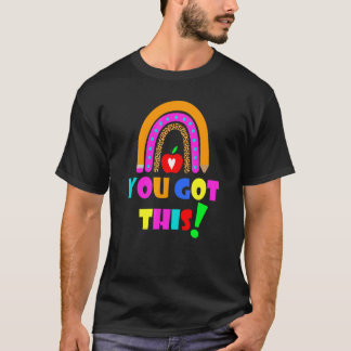Camiseta Tienes a este profesor de leopardo del arcoiris Te