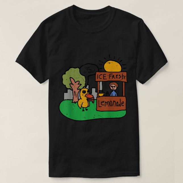 Camiseta ¿Tienes algo de pato gracioso de la canción de pat (Diseño del anverso)