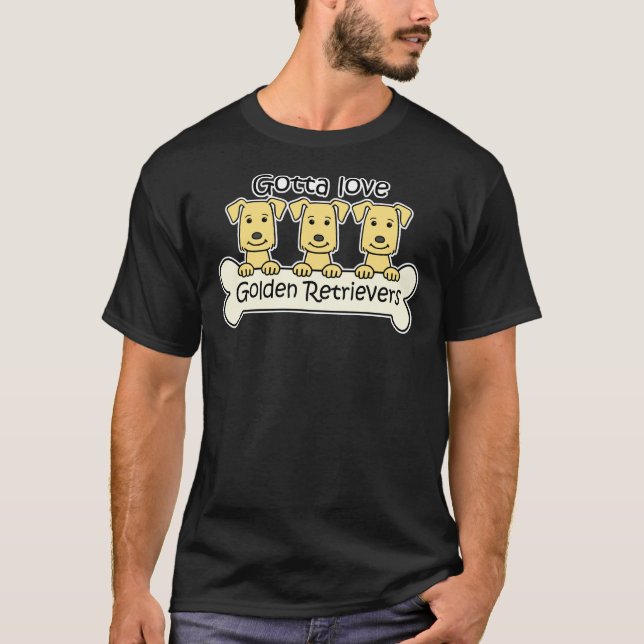 Camiseta Tienes amor por los recuperadores de oro (Anverso)