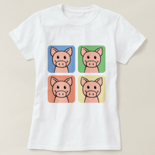 Camiseta ¿Tienes cerdos? Clip de dibujos animados de cerdit