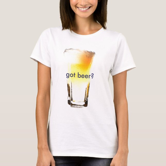 Camiseta ¿Tienes cerveza? (Anverso)