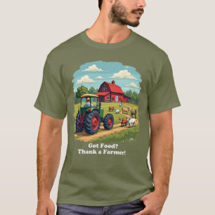 Camiseta ¿Tienes comida? Gracias a un camión de agricultore