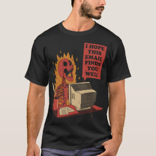 Camiseta Tienes correo divertido retro