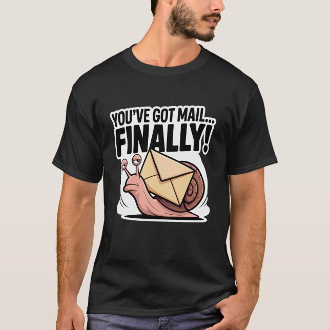 Camiseta Tienes correo finalmente (Anverso)