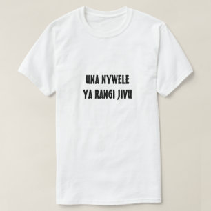 Camiseta tienes el pelo gris en swahili