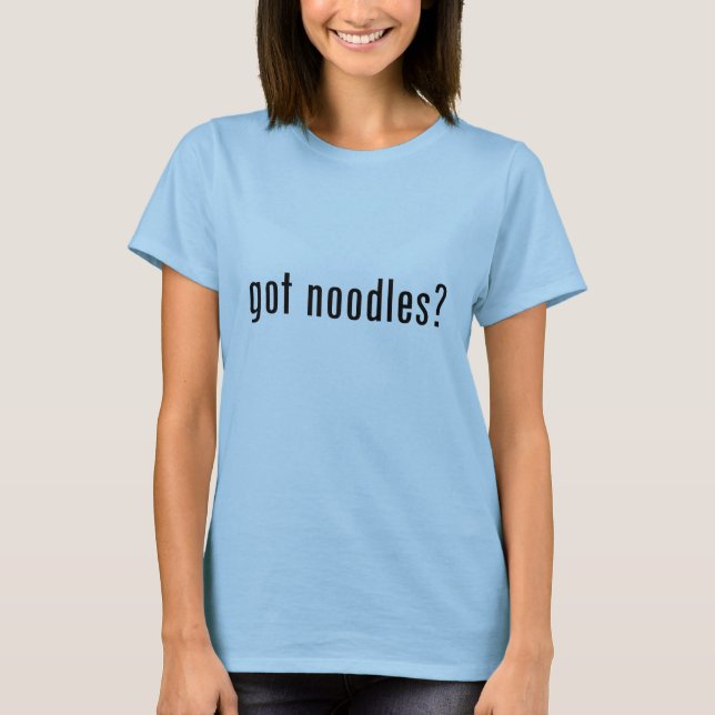 Camiseta ¿Tienes fideos? (Anverso)