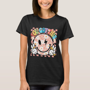 Camiseta Tienes Groovy Smile Motivational Testing Day Teac