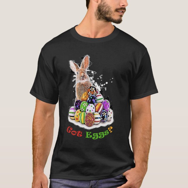 Camiseta ¿Tienes huevos? Huevos divertidos de pascua (Anverso)