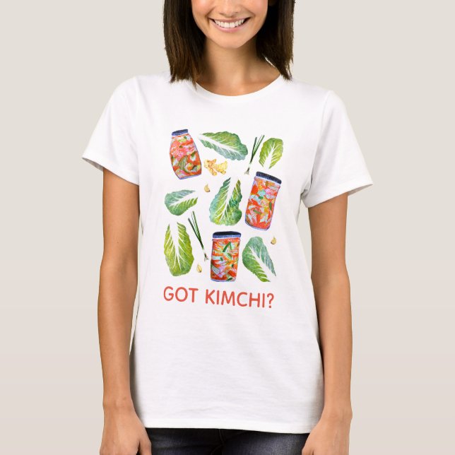 Camiseta ¿TIENES Kimchi? Spicy Fun Watercolor (Anverso)
