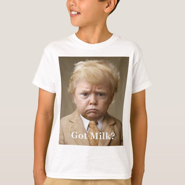 Camiseta ¿Tienes leche? (Anverso)