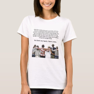 Camiseta Tienes mi espalda, yo tengo la tuya