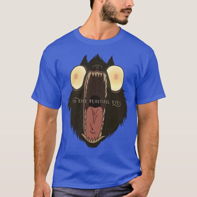 Camiseta tienes ojos hermosos (Anverso)