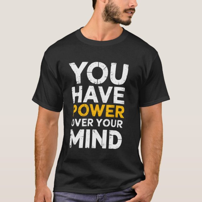Camiseta Tienes Poder Sobre Tu Mente Marcus Aurelio Estoico (Anverso)