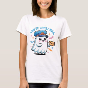 Camiseta Tienes portadora de correo fantasma de Halloween