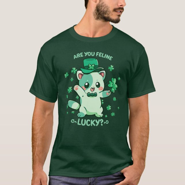 Camiseta ¿Tienes suerte? (Anverso)