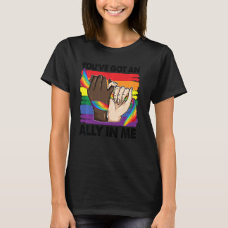 Camiseta Tienes Un Aliado En Mi Bandera Lgbt Arcoiris Lgbtq