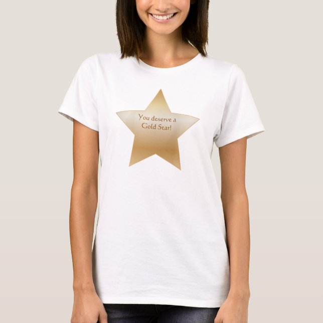 Camiseta ¡Tienes una estrella de oro! (Anverso)