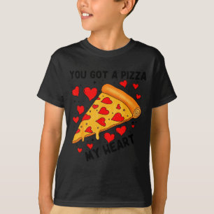 Camiseta Tienes una pizza de mi corazón divertido día de Sa