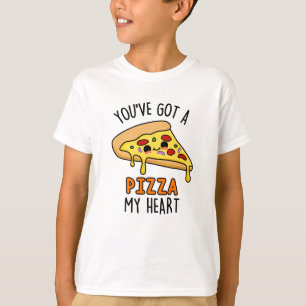 Camiseta Tienes una pizza mi corazón divertido Pizza Pun