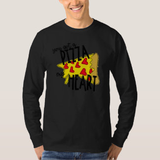 Camiseta Tienes una porción de mi corazón Pizza Día de San
