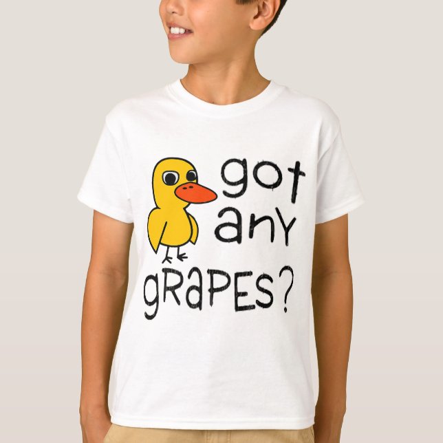 Camiseta Tienes uvas - La canción del pato (Anverso)