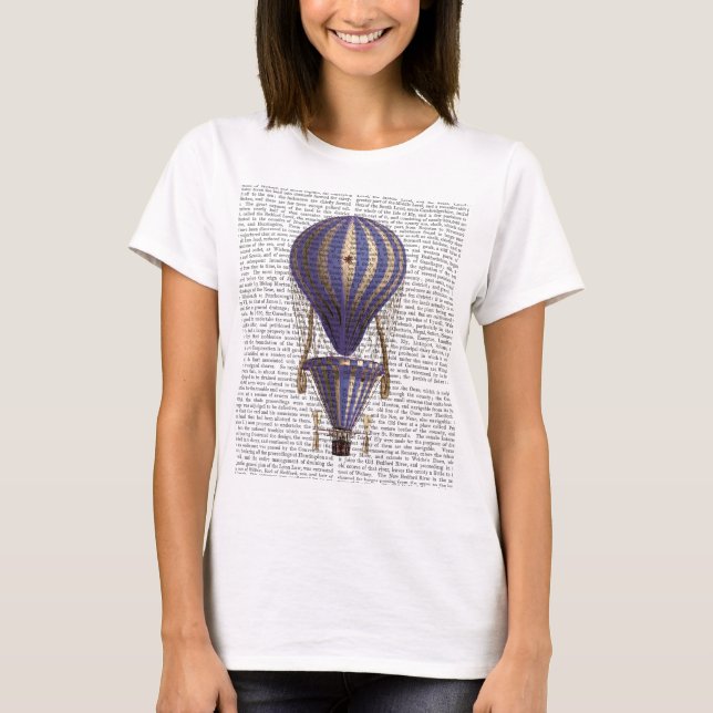 Camiseta Tiered Hot Air Balloon Blue (Anverso)