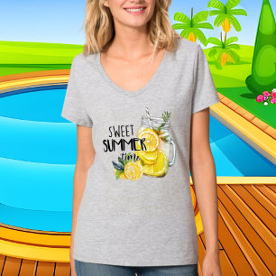 Camiseta tierno dulces de verano limón