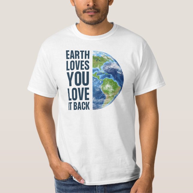 Camiseta Tierra Ama Te Ama De Vuelta (Anverso)